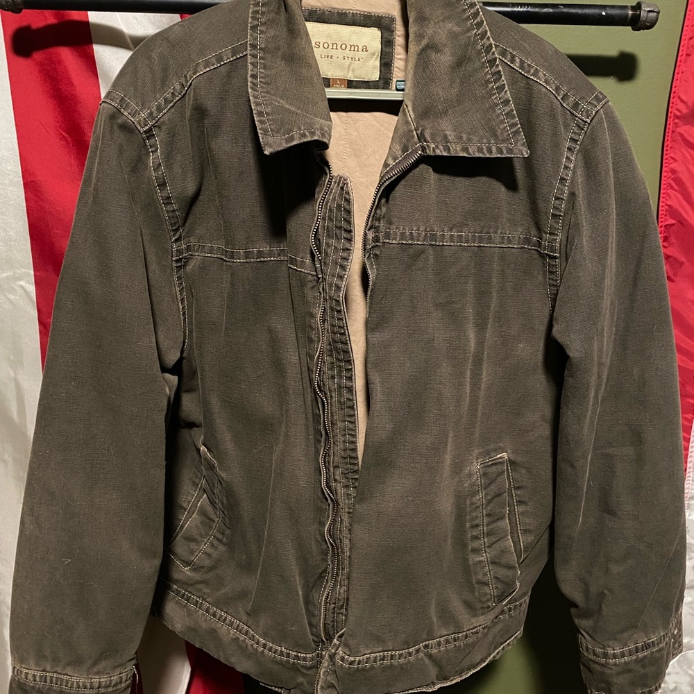 Sonoma Men’s Lined Jacket-Size Large *Never Worn*